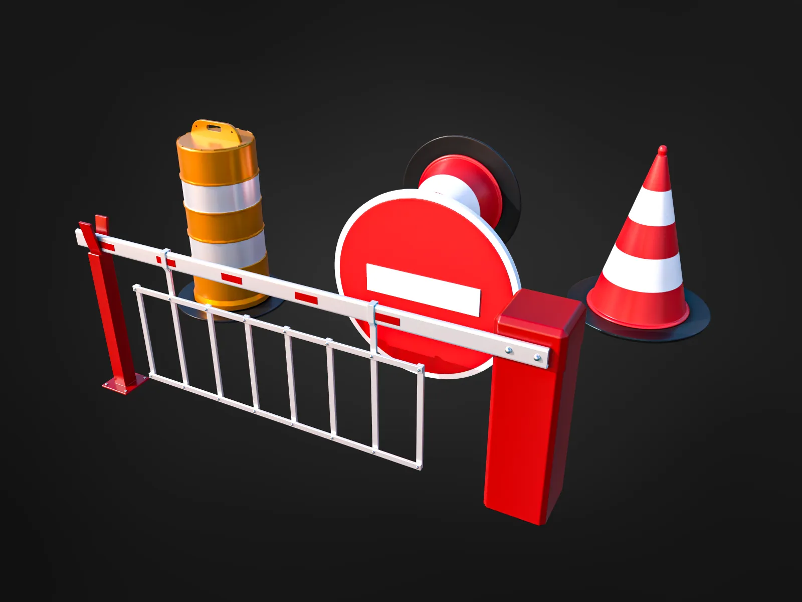 Road Barriers Collection